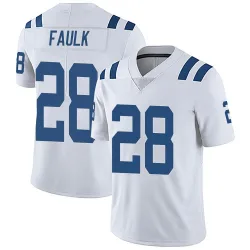 Youth Marshall Faulk Indianapolis Colts No.28 Limited Vapor Untouchable Jersey - White
