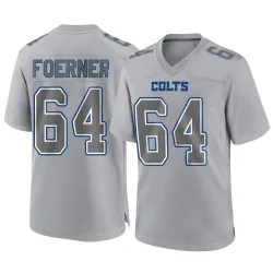 Youth Marshall Foerner Indianapolis Colts No.64 Game Atmosphere Fashion Jersey - Gray