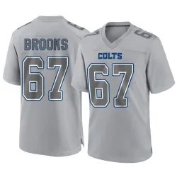 Youth Mason Brooks Indianapolis Colts No.67 Game Atmosphere Fashion Jersey - Gray