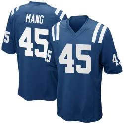 Youth Maximilian Mang Indianapolis Colts No.45 Game Team Color Jersey - Royal Blue