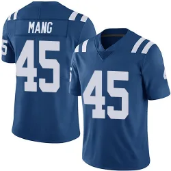 Youth Maximilian Mang Indianapolis Colts No.45 Limited Team Color Vapor Untouchable Jersey - Royal