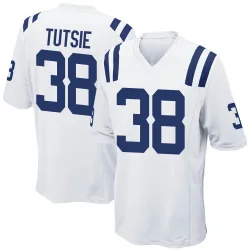 Youth Michael Tutsie Indianapolis Colts No.38 Game Jersey - White