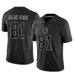 Youth Mo Alie-Cox Indianapolis Colts No.81 Limited Reflective Jersey - Black