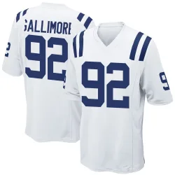 Youth Neville Gallimore Indianapolis Colts No.92 Game Jersey - White