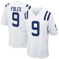 Youth Nick Foles Indianapolis Colts No.9 Game Jersey - White