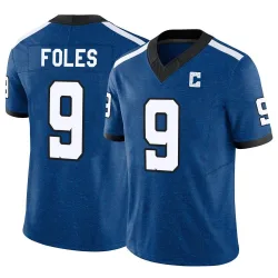 Youth Nick Foles Indianapolis Colts No.9 Limited Indiana Nights Alternate Vapor F.U.S.E. Jersey - Royal