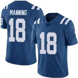 Youth Peyton Manning Indianapolis Colts No.18 Limited Team Color Vapor Untouchable Jersey - Royal