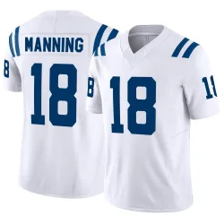 Youth Peyton Manning Indianapolis Colts No.18 Limited Vapor F.U.S.E. Jersey - White