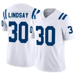 Youth Phillip Lindsay Indianapolis Colts No.30 Limited Vapor F.U.S.E. Jersey - White