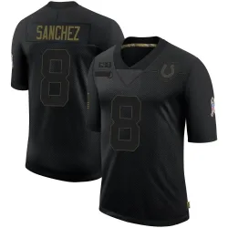 Youth Rigoberto Sanchez Indianapolis Colts No.8 Limited 2020 Salute To Service Jersey - Black