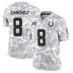 Youth Rigoberto Sanchez Indianapolis Colts No.8 Limited 2024 Salute to Service Jersey - Arctic Camo