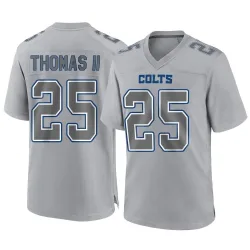 Youth Rodney Thomas II Indianapolis Colts No.25 Game Atmosphere Fashion Jersey - Gray