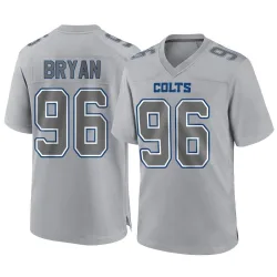 Youth Taven Bryan Indianapolis Colts No.96 Game Atmosphere Fashion Jersey - Gray