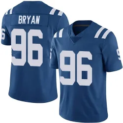 Youth Taven Bryan Indianapolis Colts No.96 Limited Team Color Vapor Untouchable Jersey - Royal