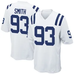 Youth Tim Smith Indianapolis Colts No.93 Game Jersey - White