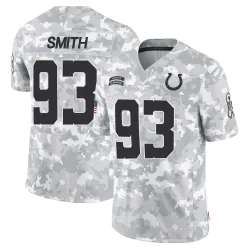 Youth Tim Smith Indianapolis Colts No.93 Limited 2024 Salute to Service Jersey - Arctic Camo