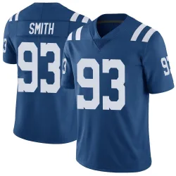 Youth Tim Smith Indianapolis Colts No.93 Limited Color Rush Vapor Untouchable Jersey - Royal