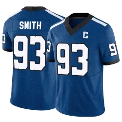 Youth Tim Smith Indianapolis Colts No.93 Limited Indiana Nights Alternate Vapor F.U.S.E. Jersey - Royal