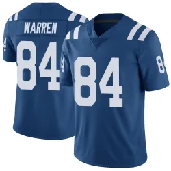 Youth Tyler Warren Indianapolis Colts No.84 Limited Color Rush Vapor Untouchable Jersey - Royal