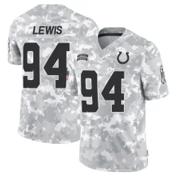 Youth Tyquan Lewis Indianapolis Colts No.94 Limited 2024 Salute to Service Jersey - Arctic Camo