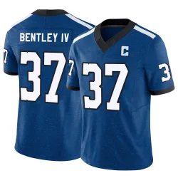 Youth Ulysses Bentley IV Indianapolis Colts No.37 Limited Indiana Nights Alternate Vapor F.U.S.E. Jersey - Royal