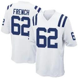 Youth Wesley French Indianapolis Colts No.62 Game Jersey - White