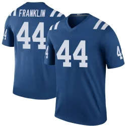 Youth Zaire Franklin Indianapolis Colts No.44 Legend Color Rush Jersey - Royal